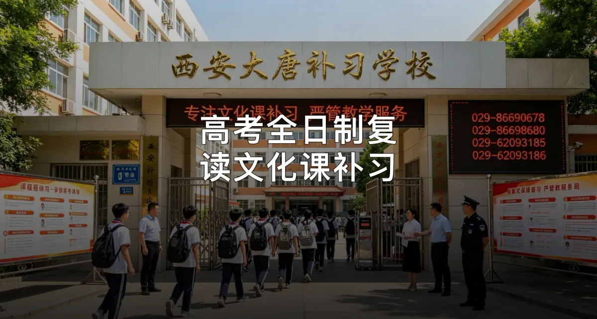 高考全日制复读文化课补习 · 陕西大唐培训学校有限公司官方服务认证